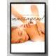 Quadro Decorativo para Est�tica Agende J� Sua Massagem