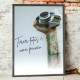 Quadro Decorativo para Fotografia Tirar Foto � Uma Paix�o