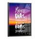 Quadro Decorativo Frase Bons Dias Come�am Com Bons Sonhos