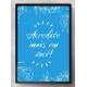 Quadro Decorativo Frase Acredite Mais em Voc�