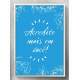 Quadro Decorativo Frase Acredite Mais em Voc�