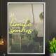 Quadro Decorativo Frase N�o Coloque Limites Nos Seus Sonhos