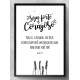 Quadro Decorativo Frase Seja Forte e Corajoso
