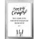 Quadro Decorativo Frase Seja Forte e Corajoso