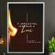 Quadro Decorativo Frase � Imposs�vel Ignorar a Luz
