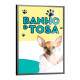 Quadro Decorativo para Pet Shop Banho&Tosa