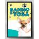 Quadro Decorativo para Pet Shop Banho&Tosa