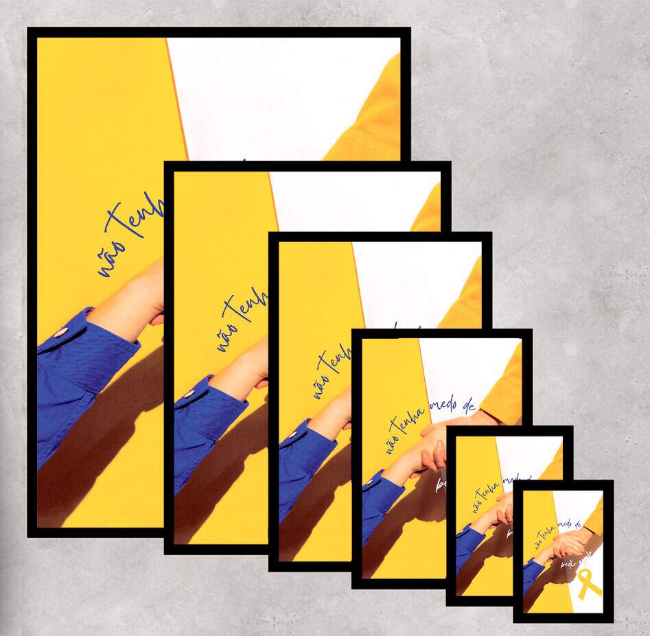 Quadro Decorativo para Sala de Psicologia N�o Tenha Medo de Pedir Ajuda