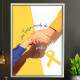 Quadro Decorativo para Sala de Psicologia N�o Tenha Medo de Pedir Ajuda