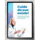 Quadro Decorativo para �rea Medicinal Cuide da Sua Sa�de