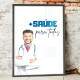 Quadro Decorativo para �rea Medicinal +Sa�de Para Todos