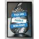 Quadro Decorativo para �rea Medicinal Fa�a Uma Pausa e Beba �gua