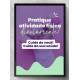 Quadro Decorativo para �rea Medicinal Pratique Atividade F�sica Diariamente