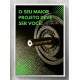 Quadro Decorativo para Academia O Seu Maior Projeto Deve Ser Voc�