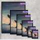 Quadro Decorativo Baleia com P�r-do-Sol