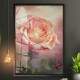 Quadro Decorativo Rosas Laranjas