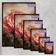 Quadro Decorativo Rosas Laranjas