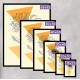 Quadro Decorativo Floral Girassol com Figuras Geom�tricas
