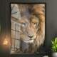Quadro Decorativo Le�o