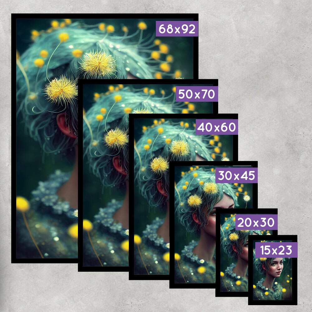 Quadro Decorativo Menina da Natureza