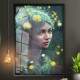 Quadro Decorativo Menina da Natureza