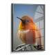 Quadro Decorativo Pass�ro Laranja