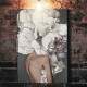 Quadro Decorativo Collage Flowers Costas de Mulher com P�talas de Flores