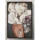 Quadro Decorativo Collage Flowers Costas de Mulher com P�talas de Flores
