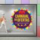 Adesivo Para Vitrine de Carnaval de Ofertas