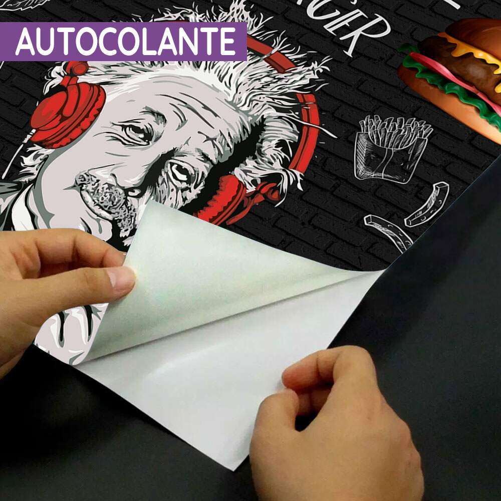 Papel de Parede Para Hamburgueria Best Burguer MP