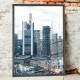 Quadro Decorativo �rea Urbana Frankfurt