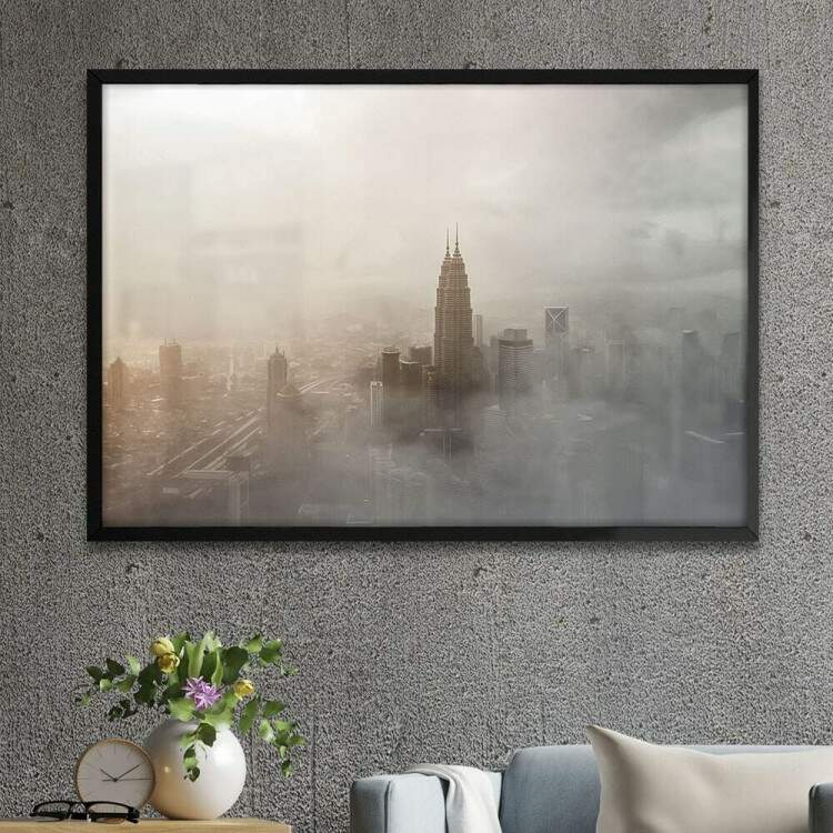 Quadro Decorativo rea Urbana Kuala Lumpur Malaysia