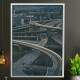 Quadro Decorativo �rea Urbana Milwaukee