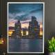 Quadro Decorativo �rea Urbana Moscou