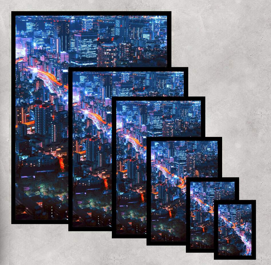 Quadro Decorativo �rea Urbana Toquio