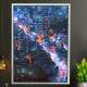 Quadro Decorativo �rea Urbana Toquio