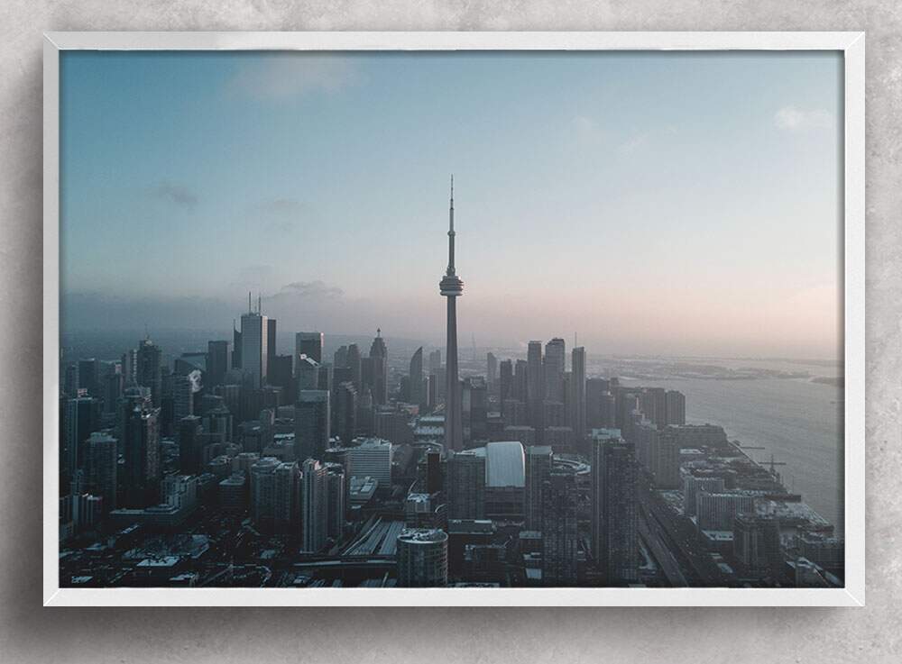 Quadro Decorativo �rea Urbana Toronto Canad�