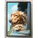 Quadro Decorativo Cachorro Passeando de Carro