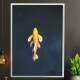 Quadro Decorativo Peixe Laranja