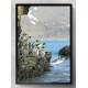 Quadro Decorativo Pinguins Pulando no Mar