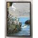 Quadro Decorativo Pinguins Pulando no Mar