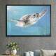 Quadro Decorativo Tartaruga Nadando