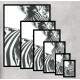 Quadro Decorativo Zebra com Fundo Branco