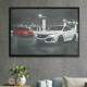 Quadro Decorativo Carro Civic e Golf
