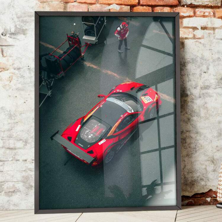 Quadro Decorativo Carro Ferrari 458