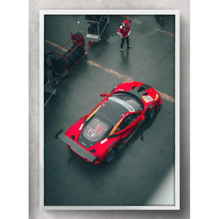 Quadro Decorativo Carro Ferrari 458