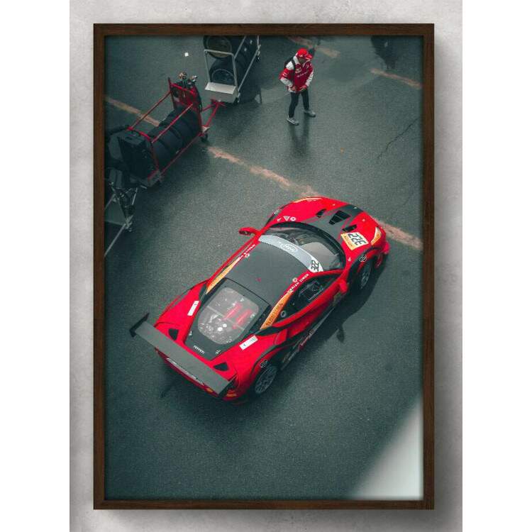 Quadro Decorativo Carro Ferrari 458