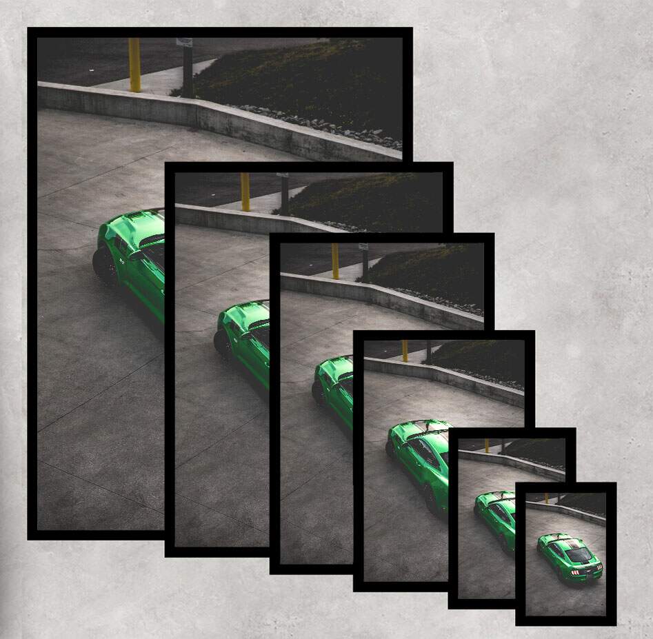 Quadro Decorativo Carro Mustang GT