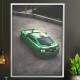Quadro Decorativo Carro Mustang GT