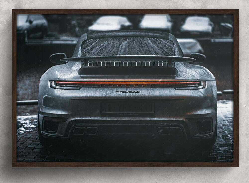 Quadro Decorativo Carro Porsche 911